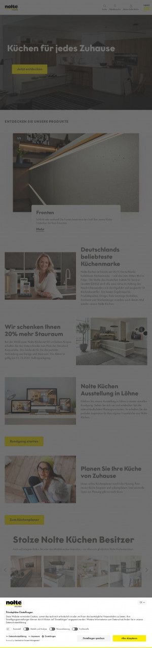 Предпросмотр для www.nolte-kuechen.de — Нольте