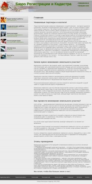 Предпросмотр для brik-sp.ru — Бюро Регистрации и Кадастра