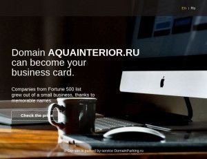 Предпросмотр для www.aquainterior.ru — Aqua Престиж