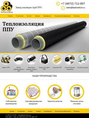 Предпросмотр для teplosetizol.ru — ТеплоСетьИзол