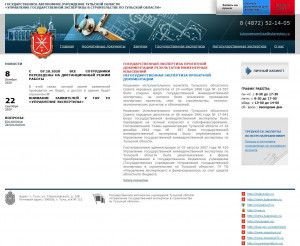 Предпросмотр для tulagosexpertiza.ru — Управление государственной экспертизы в строительстве по Тульской области
