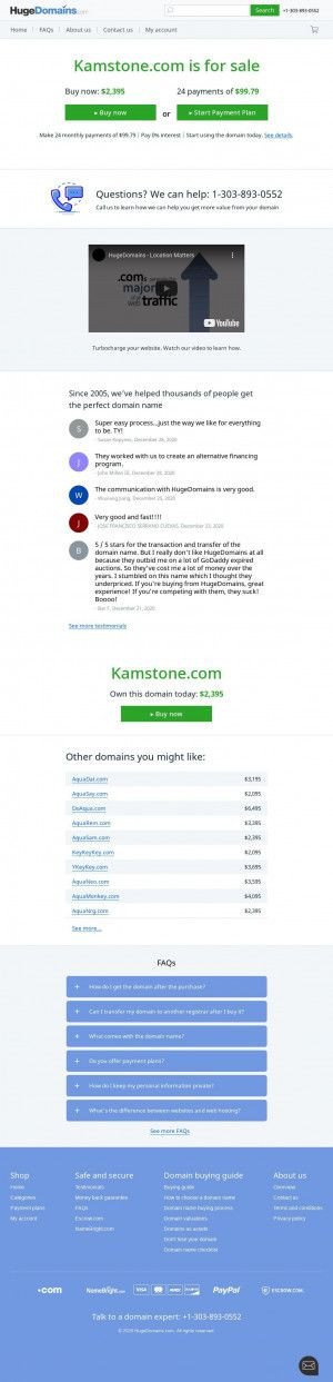 Предпросмотр для www.kamstone.com — Представительство компании Камелот в салоне Стройсфера