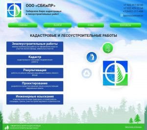 Предпросмотр для sbkilr.ru — Сибирское бюро кадастровых и лесоустроительных работ
