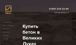 Предпросмотр для www.real-vl.ru — Реал, бетонный завод