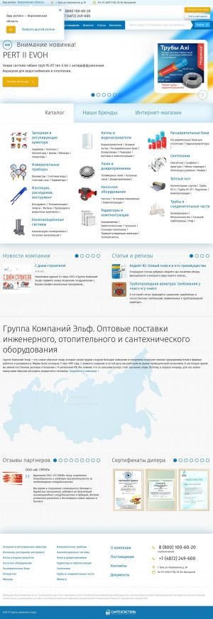 Предпросмотр для voronezh.elfgroup.ru — Эльф