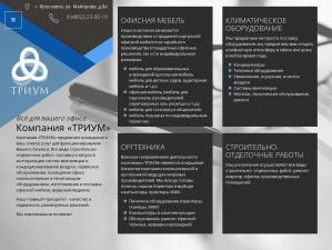 Предпросмотр для triumyar.ru — Компания Триум