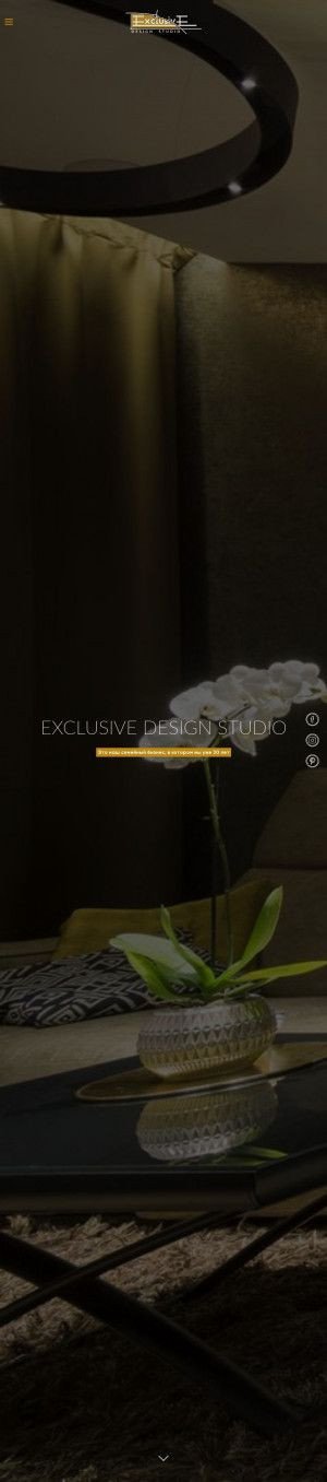 Предпросмотр для studioexclusive.net — Дизайн-студия Exclusive